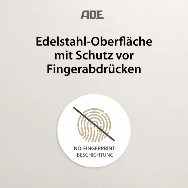Digitale Küchenwaage | ADE KE1601 Ladina - No-Fingerprint-Beschichtung