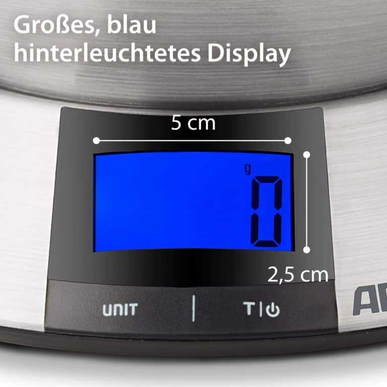 Digitale Schüsselwaage | ADE KE1702 Hanna - LCD-Display