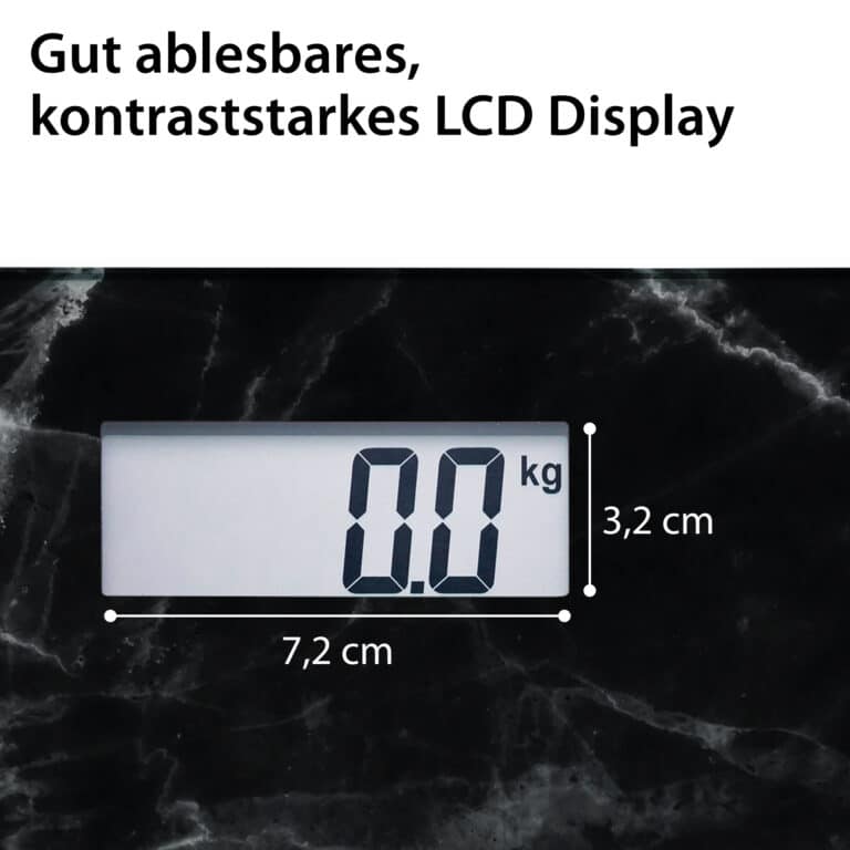 Digitale Personenwaage | ADE BE1711 und BE 1712 Aurora - LCD-Display