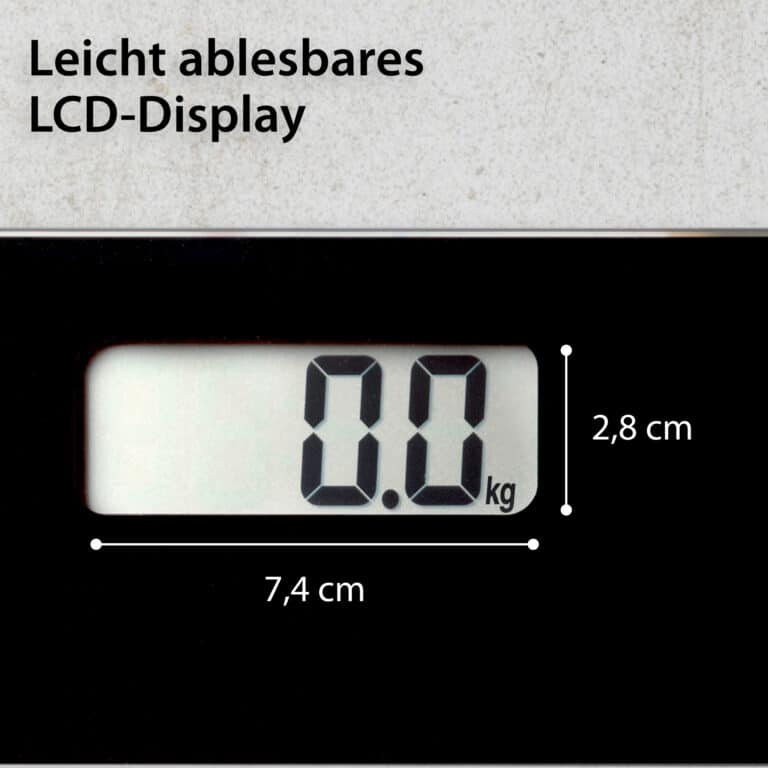 Digitale Personenwaage | ADE BE1722 Ylvie - LCD-Display