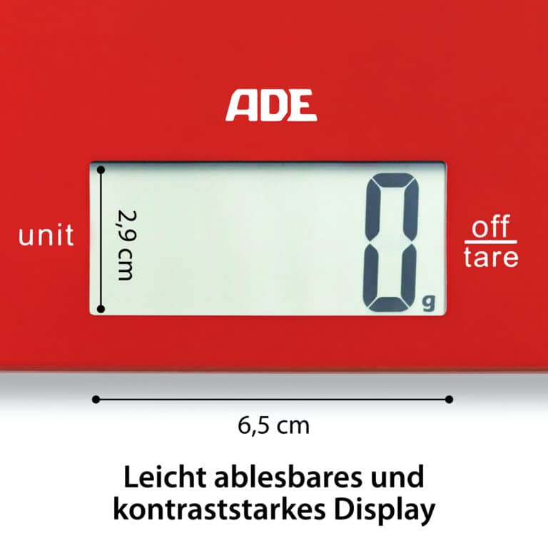 Digitale Küchenwaage | ADE KE1800-1 Leonie - Display Detail