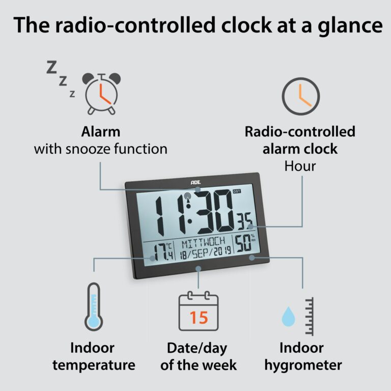 XL radio wall clock | ADE CK1927