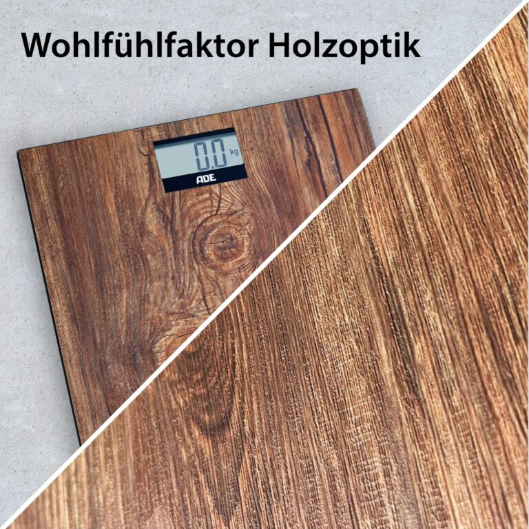 Digitale Personenwaage | ADE BE2004 Holly - Wohlfühlfaktor Holzoptik