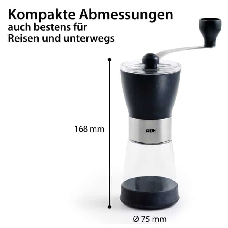 Mechanische Kaffeemühle | ADE KG2000 - Maße