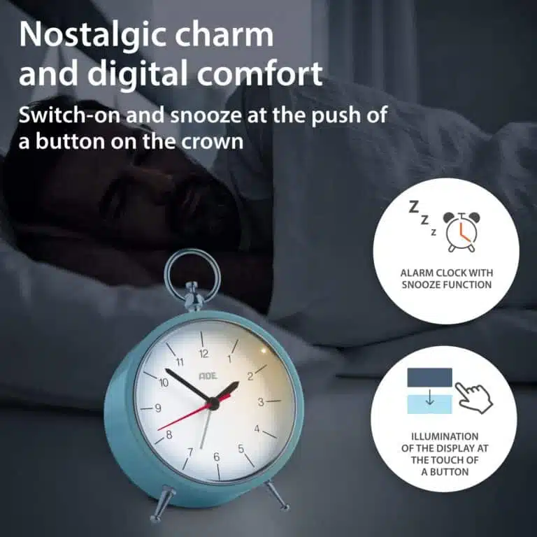 Analog retro alarm clock | ADE CK2008