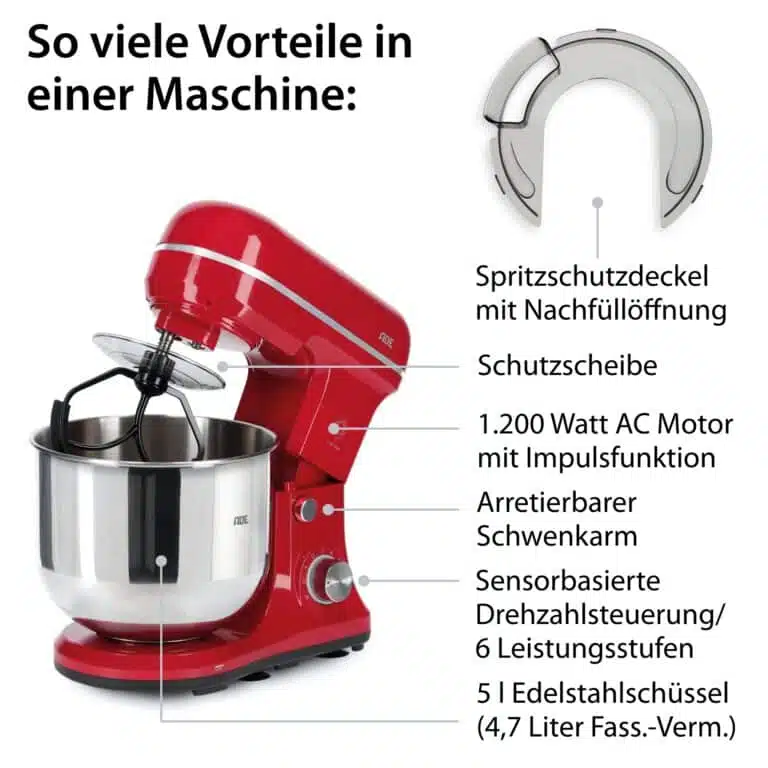 Küchenmaschine | ADE KA2100-1 - diagonal Info