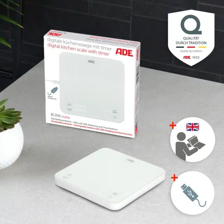 Digital Kitchen Scale with Timer | ADE KE2100 Nuria