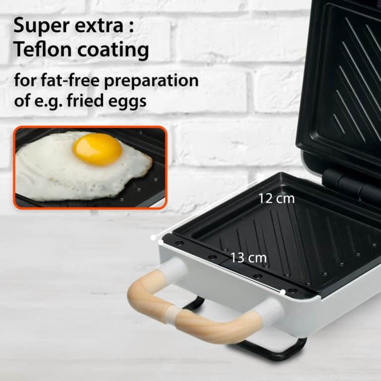 2-in-1 waffle and sandwich maker (Teflon coated) | ADE KG2138-1