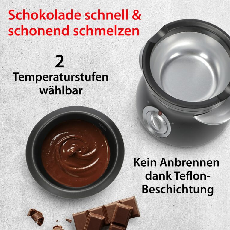Schokoladen-Fondue | ADE KG2152 - schnell & schonend schmelzen