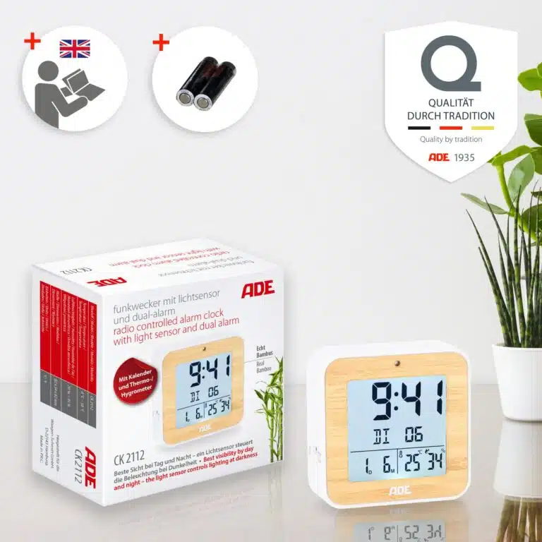 Radio-controlled clock | ADE CK2112