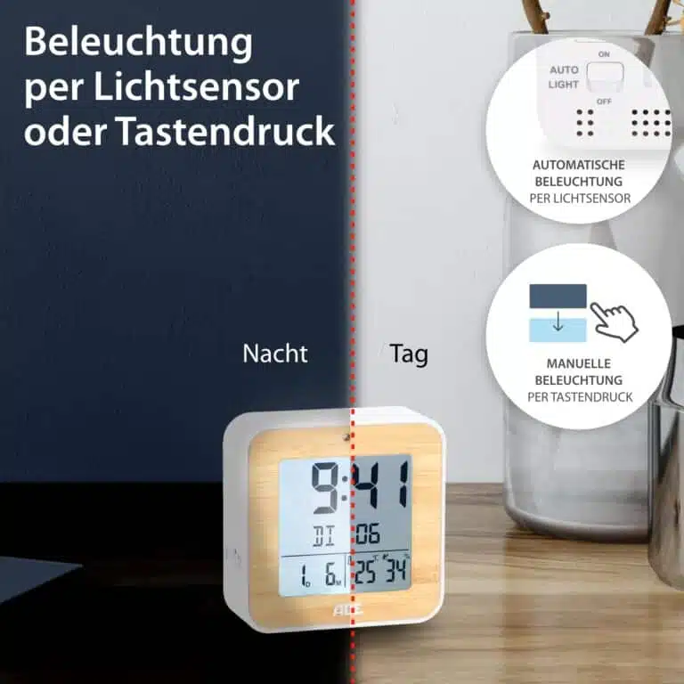 Wecker | ADE CK2112 - Nacht Beleuchtung