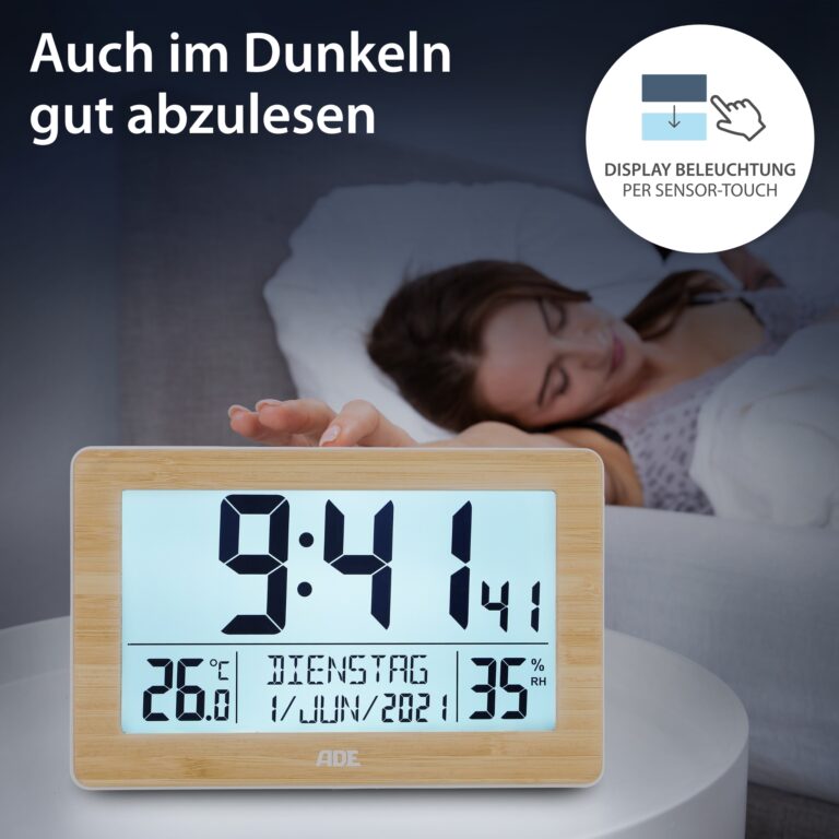 Wecker | ADE CK2113 - Beleuchtung Display