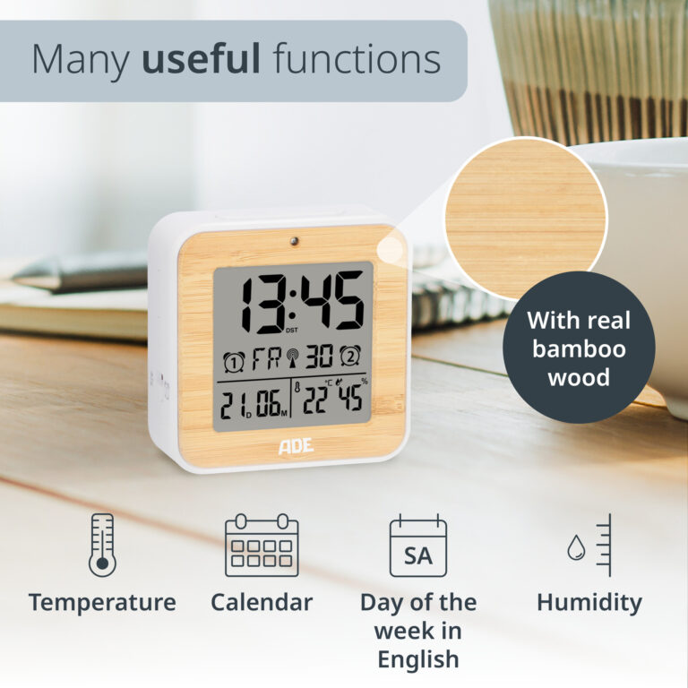 Radio-controlled clock | ADE CK2112