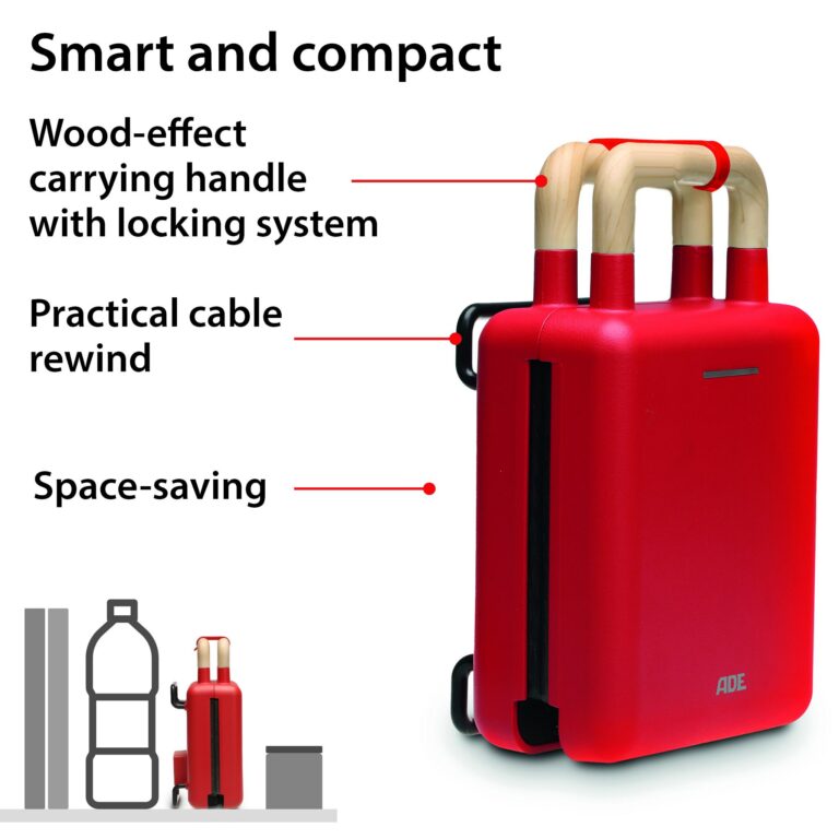 2-in-1 waffle and sandwich maker (Teflon coated) | ADE KG2138-2
