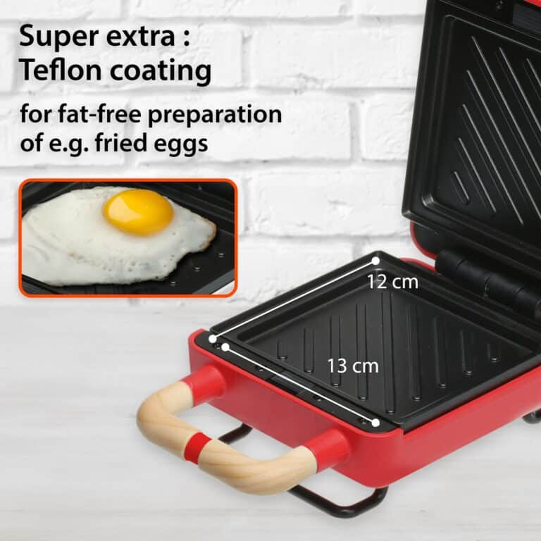 2-in-1 waffle and sandwich maker (Teflon coated) | ADE KG2138-2