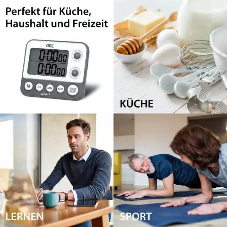 Digitaler Dual-Küchentimer | ADE TD2100-2 - Küche, Haushalt und Freizeit