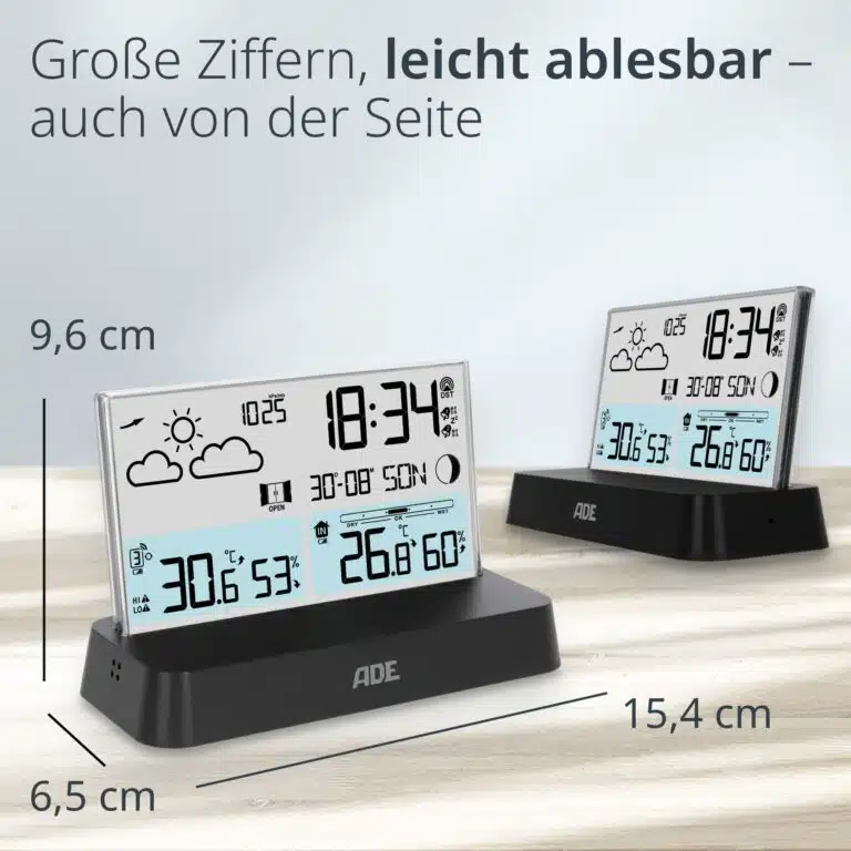 Wetterstation | ADE WS 2301 - große Ziffern
