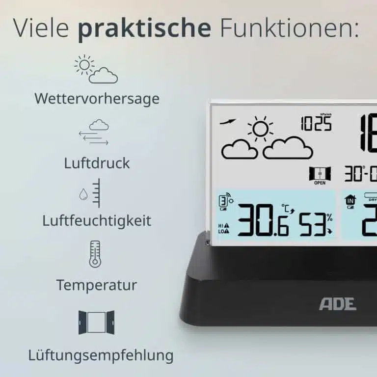 Wetterstation | ADE WS 2301 - multifunktional