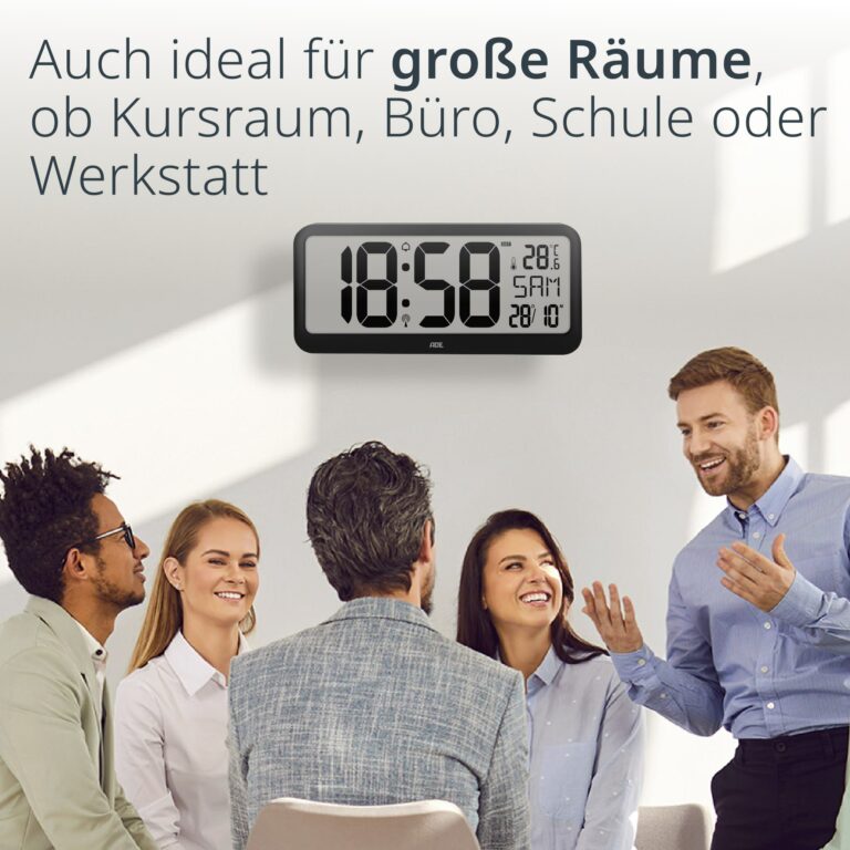 Funkuhr XXL | ADE CK 2302 für große Räume