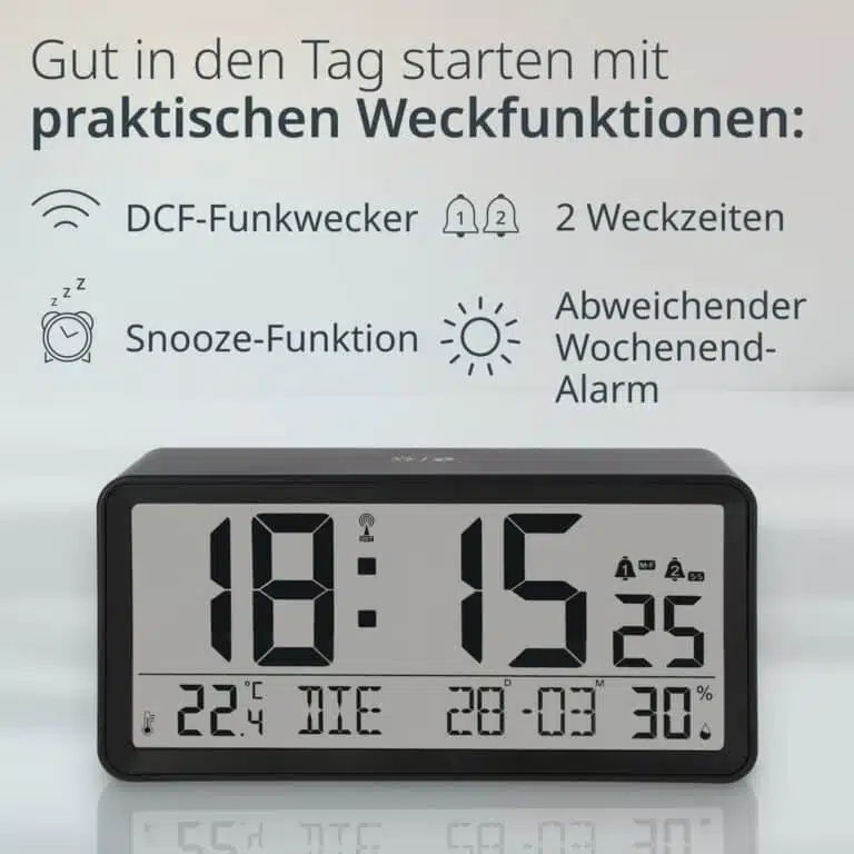 Funkuhr | ADE CK 2303 Weckfunktion