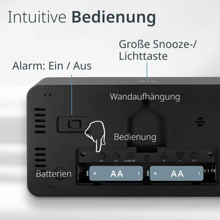 Funkuhr | ADE CK 2303 Bedienung
