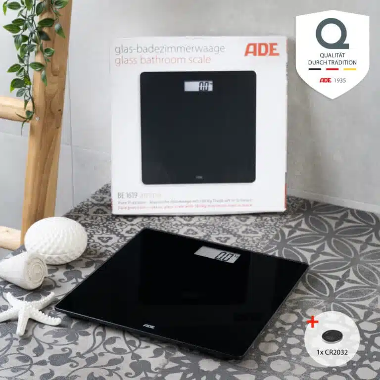 Digitale Personenwaage | ADE BE 1619 Amina - Verpackung Batterien