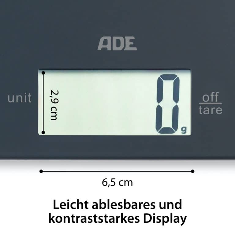 Digitale Küchenwaage | ADE KE1800-3 Leonie - Detail Display