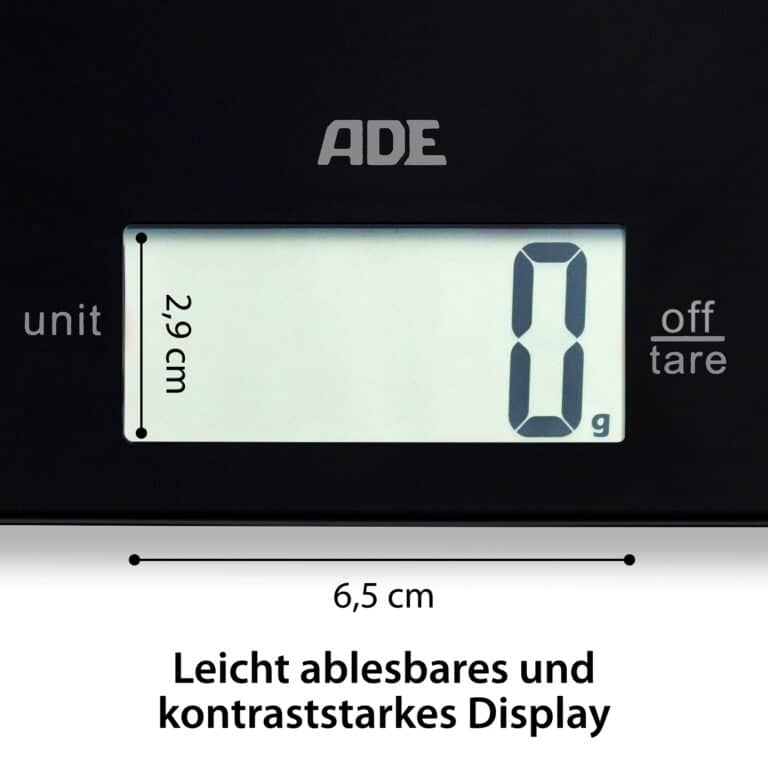 Digitale Küchenwaage | ADE KE1800-4 Leonie - Detail Display