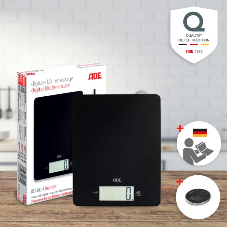 Digitale Küchenwaage | ADE KE1800-4 Leonie - Packaging Anleitung Batterien