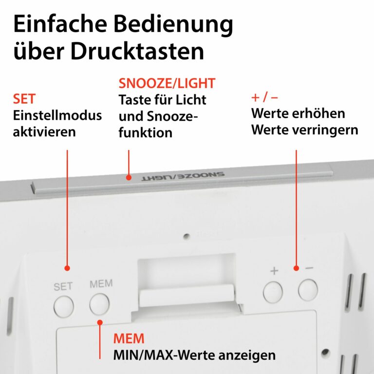 Wetterstation mit Außensensor ADE WS2136-2