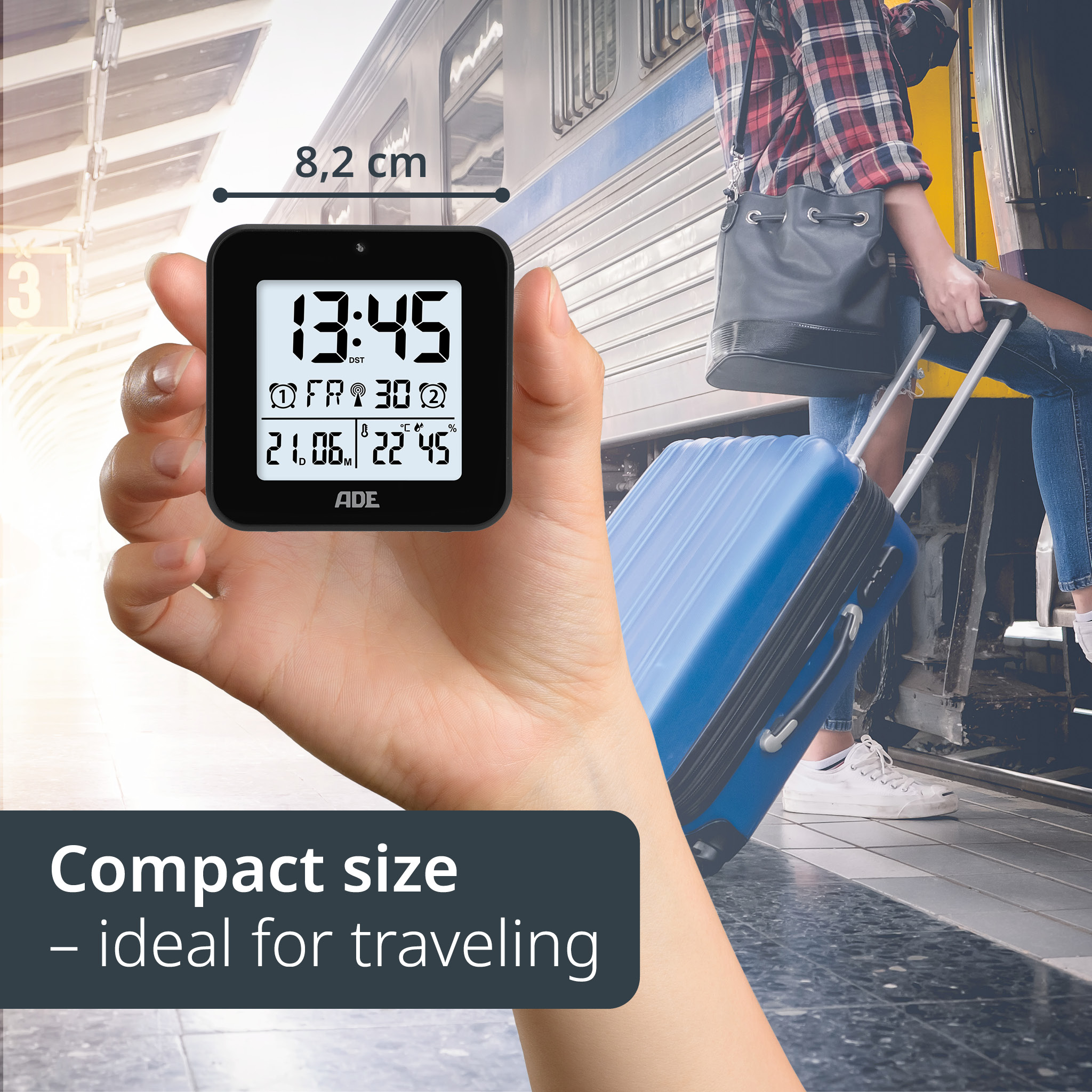 Radio-controlled clock | ADE CK2310-1