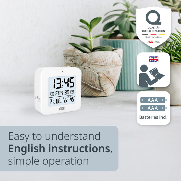 Radio-controlled clock | ADE CK2310-2