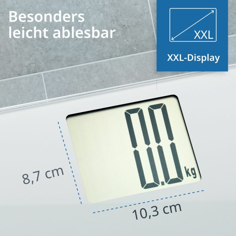 Digitale Personenwaage mit XXL Display | ADE BE1723-2 Katharina