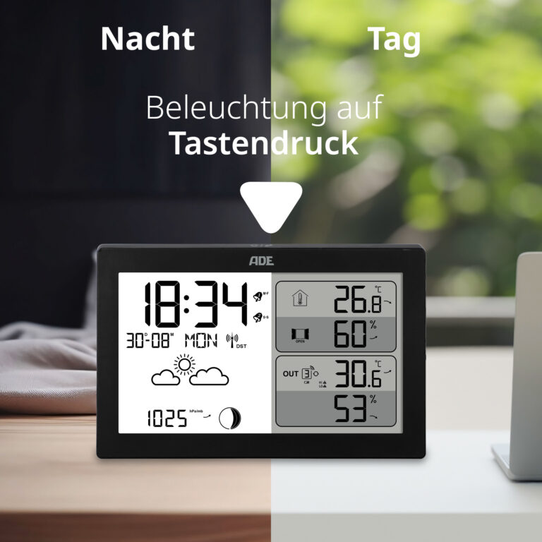 ADE Wetterstation WS2325 beleuchtung