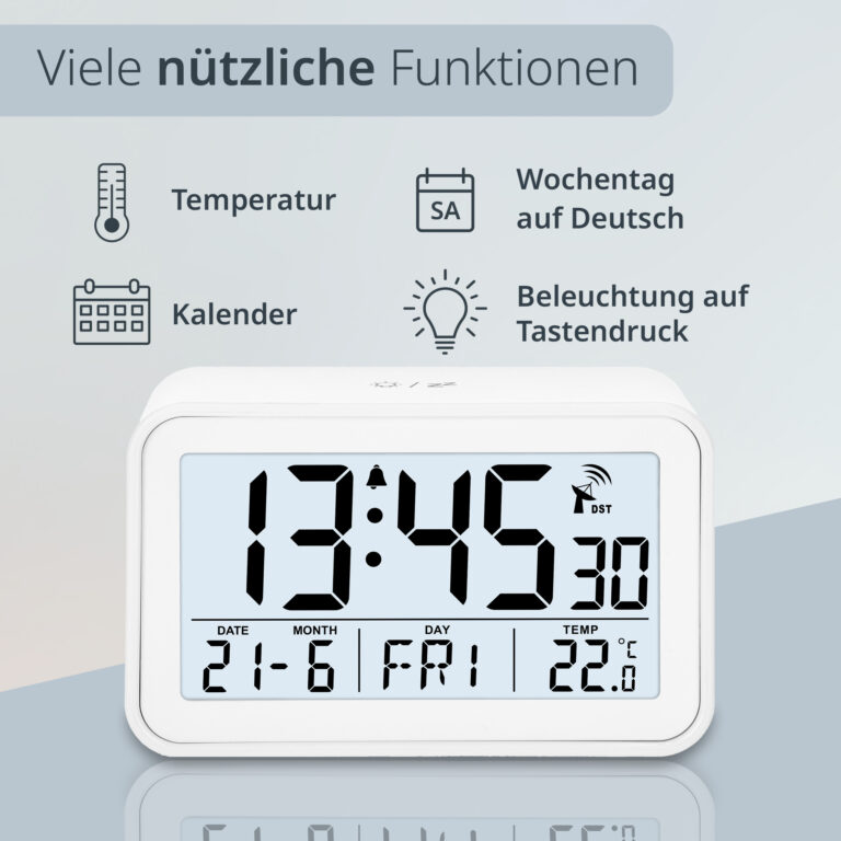 Funkwecker mit Kalender | CK2306-1