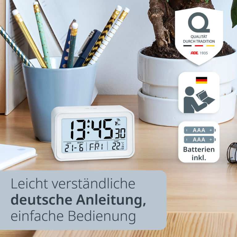 Funkwecker mit Kalender | CK2306-1