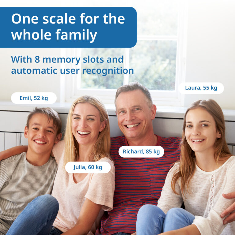 Digital body fat scale with large colour display | ADE BA2500-1 Emmy