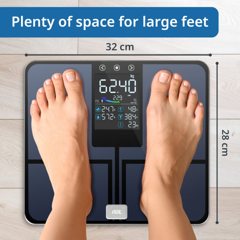 Digital body fat scale with large colour display | ADE BA2500-1 Emmy